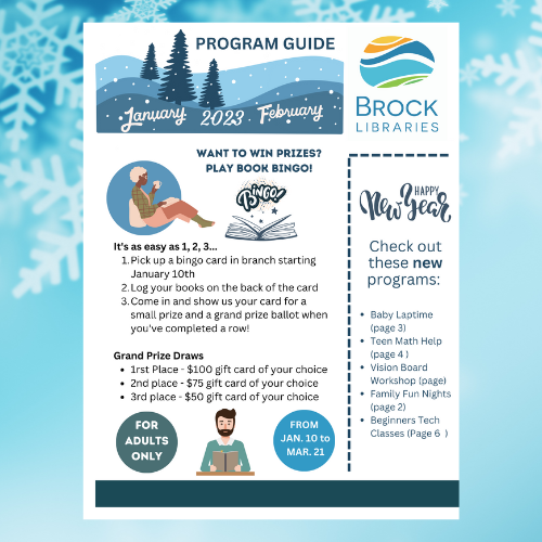 Our Program Guide for Jan/Feb 2023 is here!